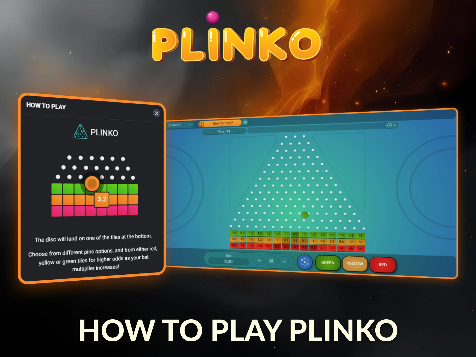 Learn how to play Plinko and start placing your bets today.