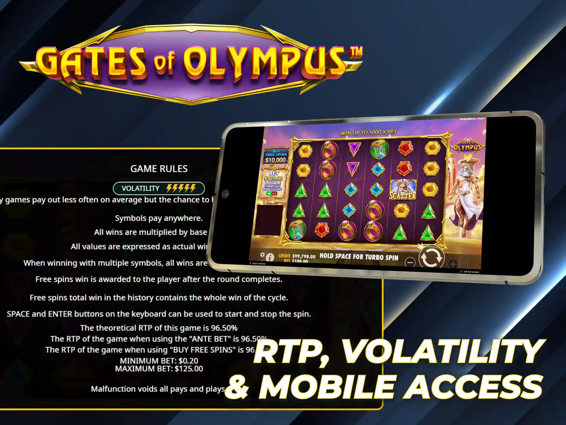 See Gates of Olympus slot game with high volatility payouts.